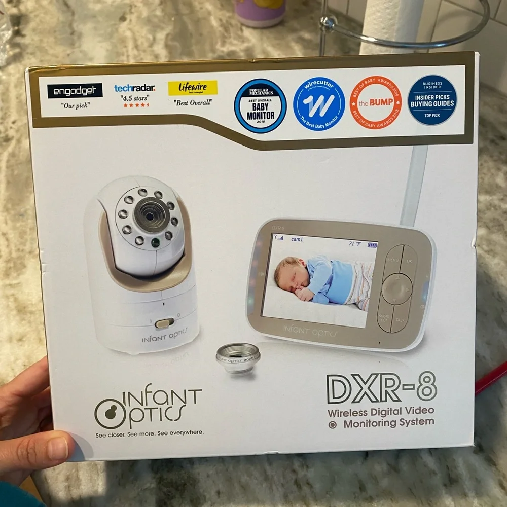 DXR-8 Wireless Digital Video Monitoring System - White